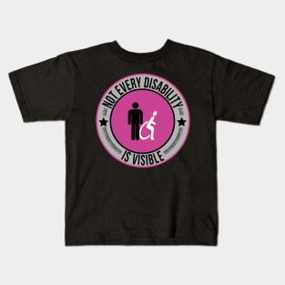 Not Every Disability is Visible Awareness Illness Kids T-Shirt